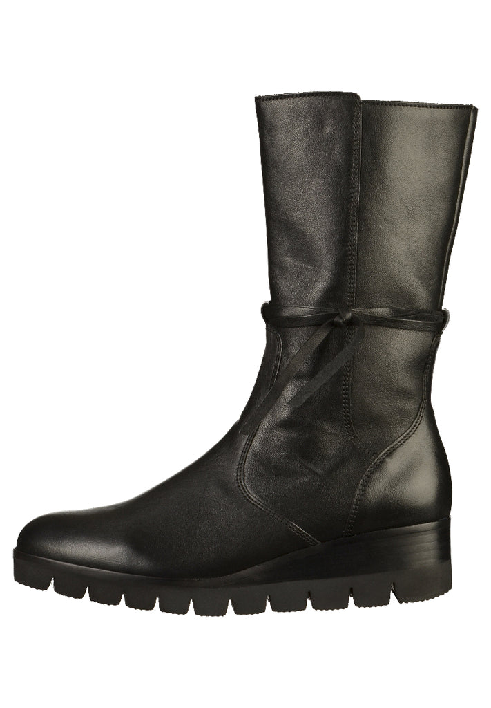 Gabor Stiefel Leder Schwarz - surf4shoes