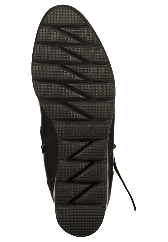 Gabor Stiefel Leder Schwarz - surf4shoes