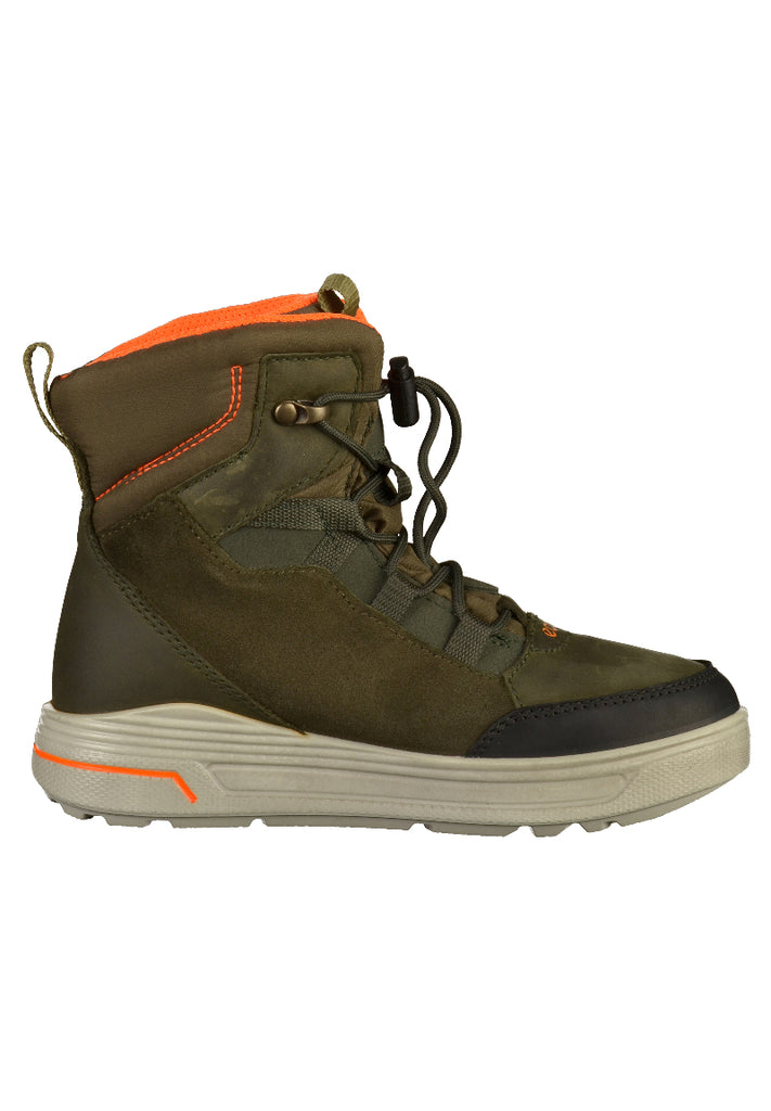 ecco Stiefelette Leder/Textil Dunkelgrün - surf4shoes