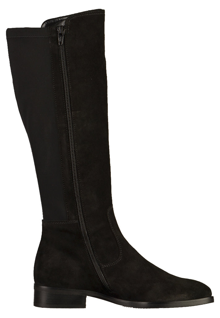 Gabor Stiefel Leder/Textil Schwarz - surf4shoes