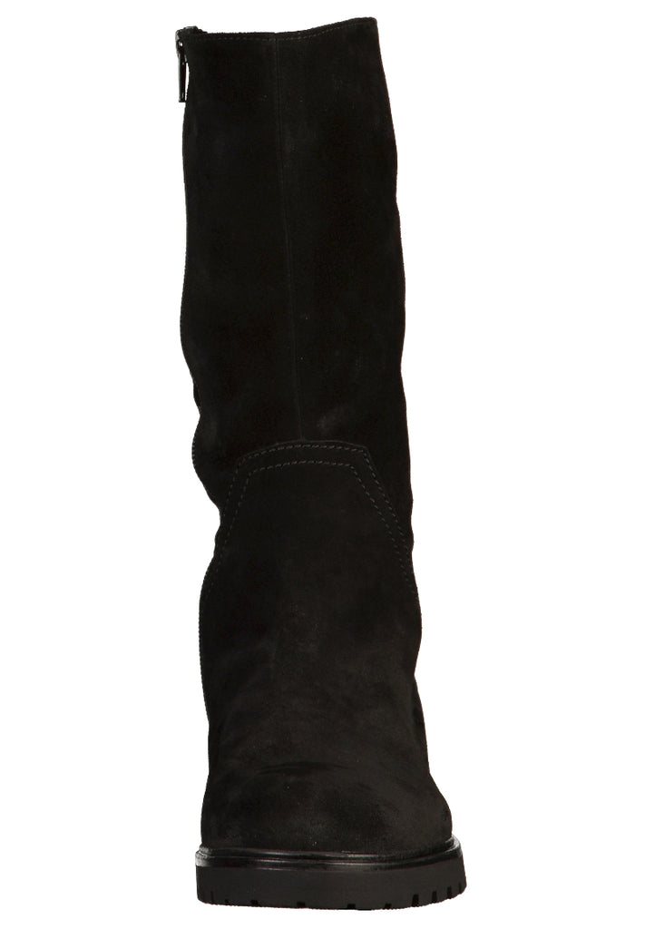 Gabor Stiefel Veloursleder Schwarz - surf4shoes