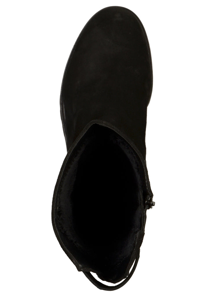 Gabor Stiefel Veloursleder Schwarz - surf4shoes