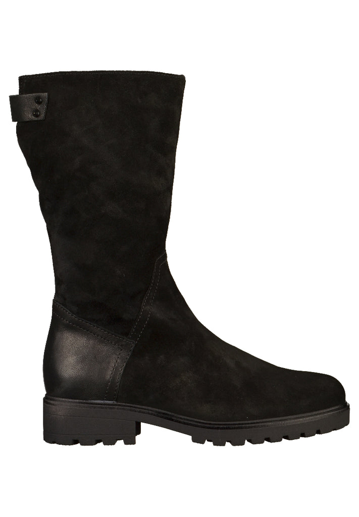 Gabor Stiefel Veloursleder Schwarz - surf4shoes