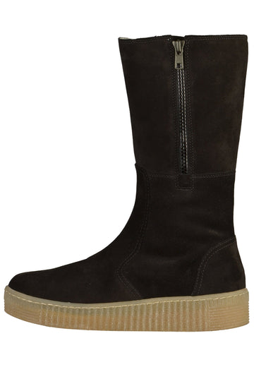 Gabor Stiefel Veloursleder Schwarz - surf4shoes
