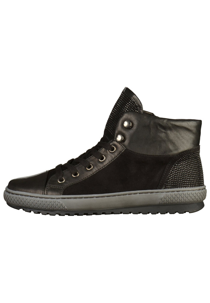 Gabor Sneaker Leder Schwarz - surf4shoes