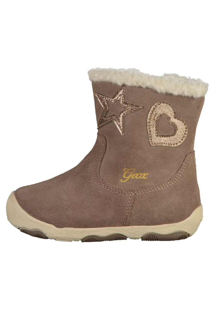 Geox Stiefelette Veloursleder Smoke - surf4shoes