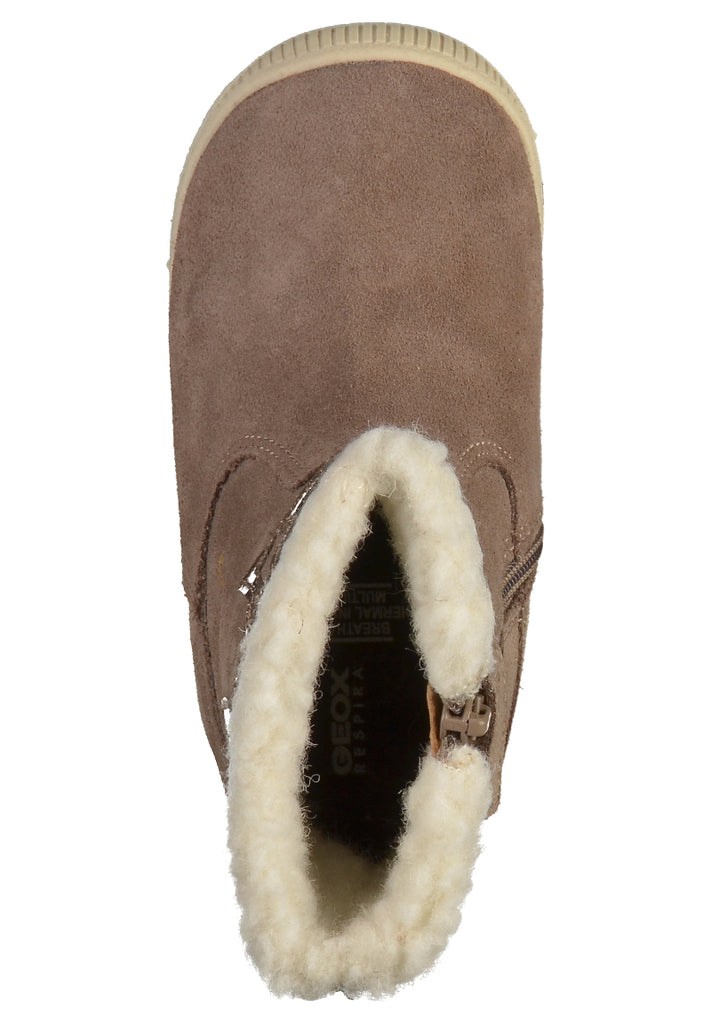 Geox Stiefelette Veloursleder Smoke - surf4shoes