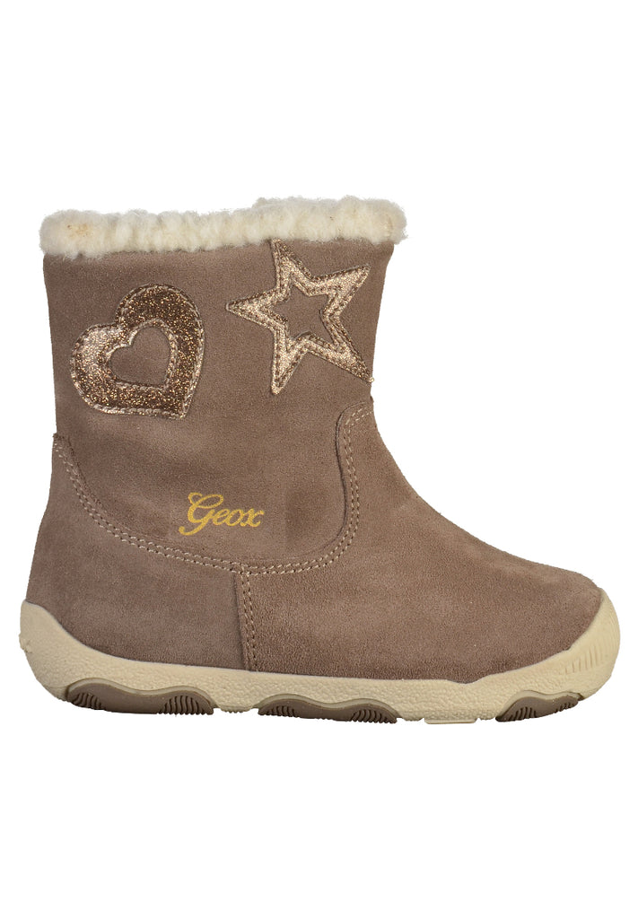 Geox Stiefelette Veloursleder Smoke - surf4shoes