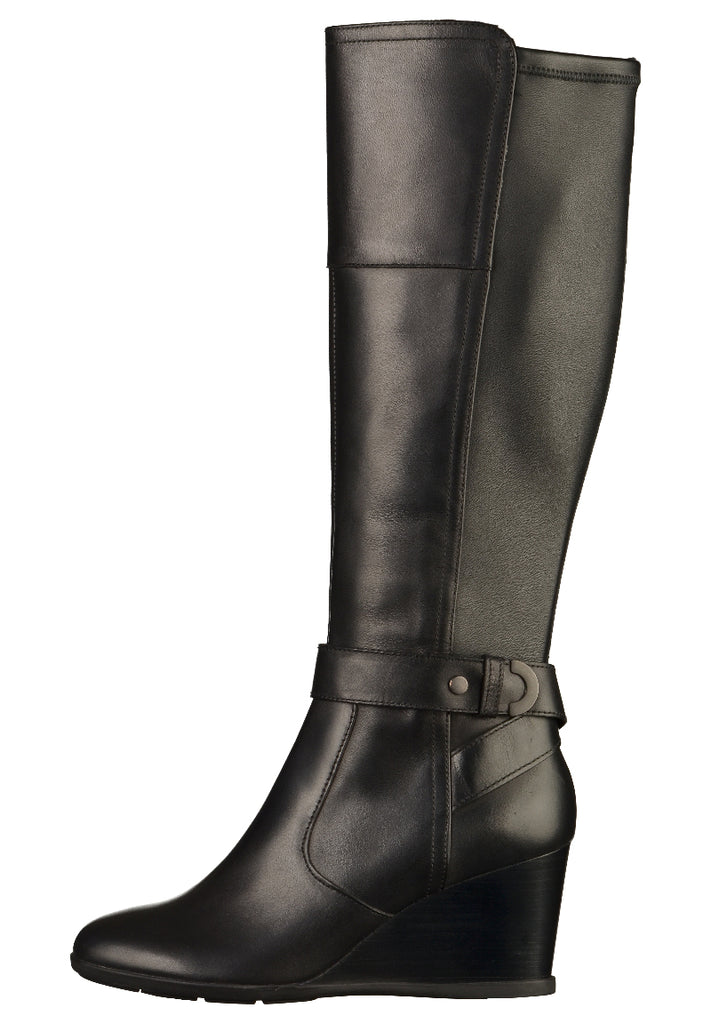 Geox Stiefel Leder Schwarz - surf4shoes