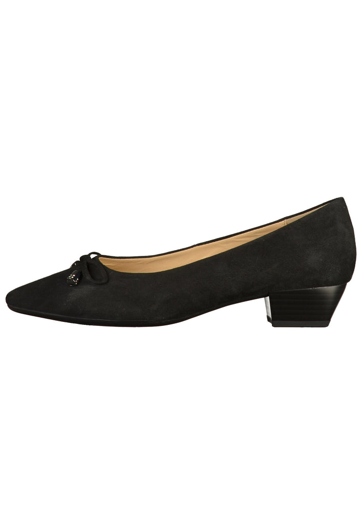 Gabor Pumps Leder Schwarz - surf4shoes