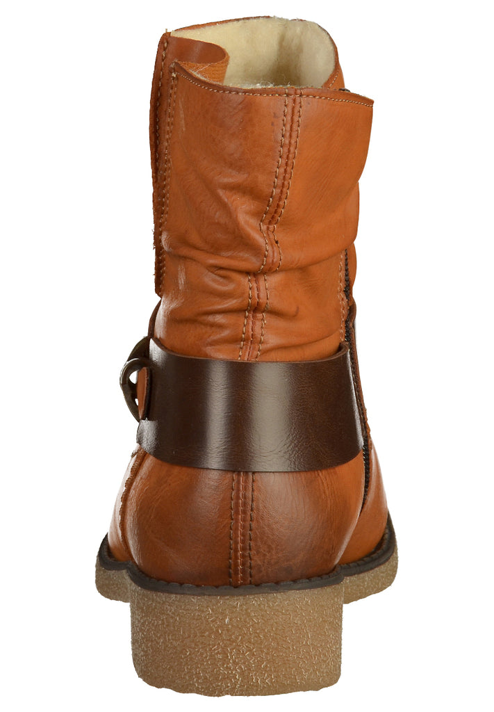 Rieker Stiefelette Lederimitat Braun - surf4shoes