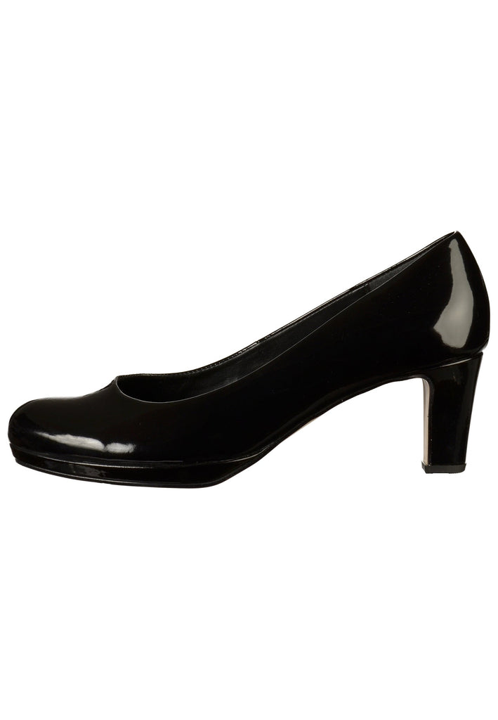 Gabor Pumps Lederimitat Schwarz - surf4shoes