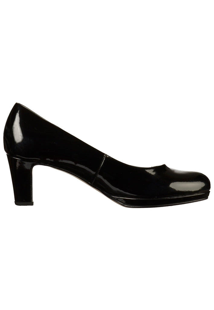 Gabor Pumps Lederimitat Schwarz - surf4shoes