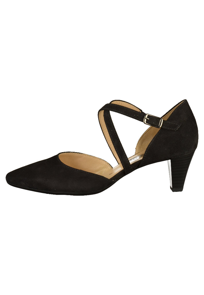 Gabor Pumps Nubukleder Schwarz - surf4shoes