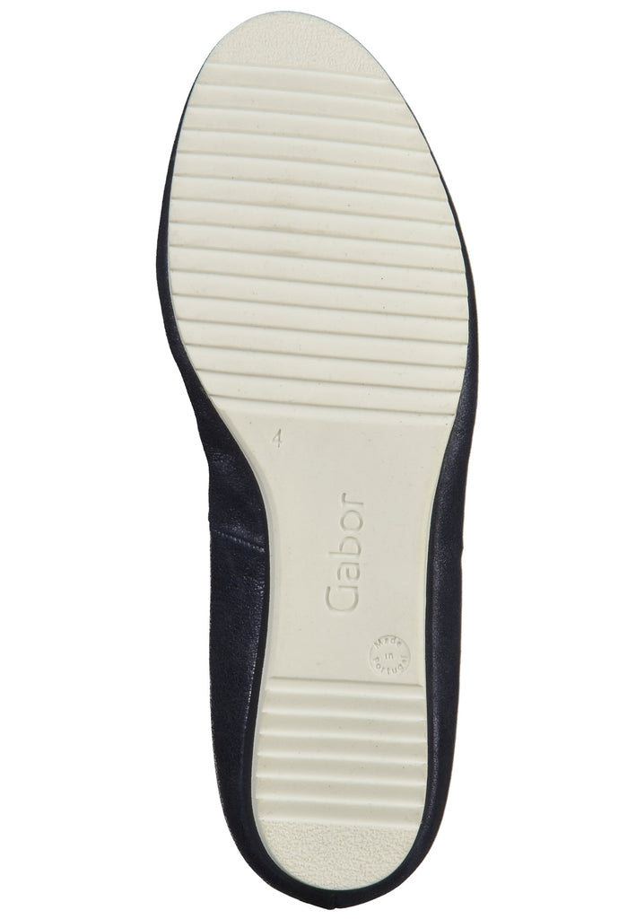 Gabor Ballerinas Leder Dunkelblau - surf4shoes