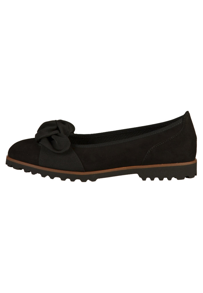 Gabor Slipper Nubukleder Schwarz - surf4shoes