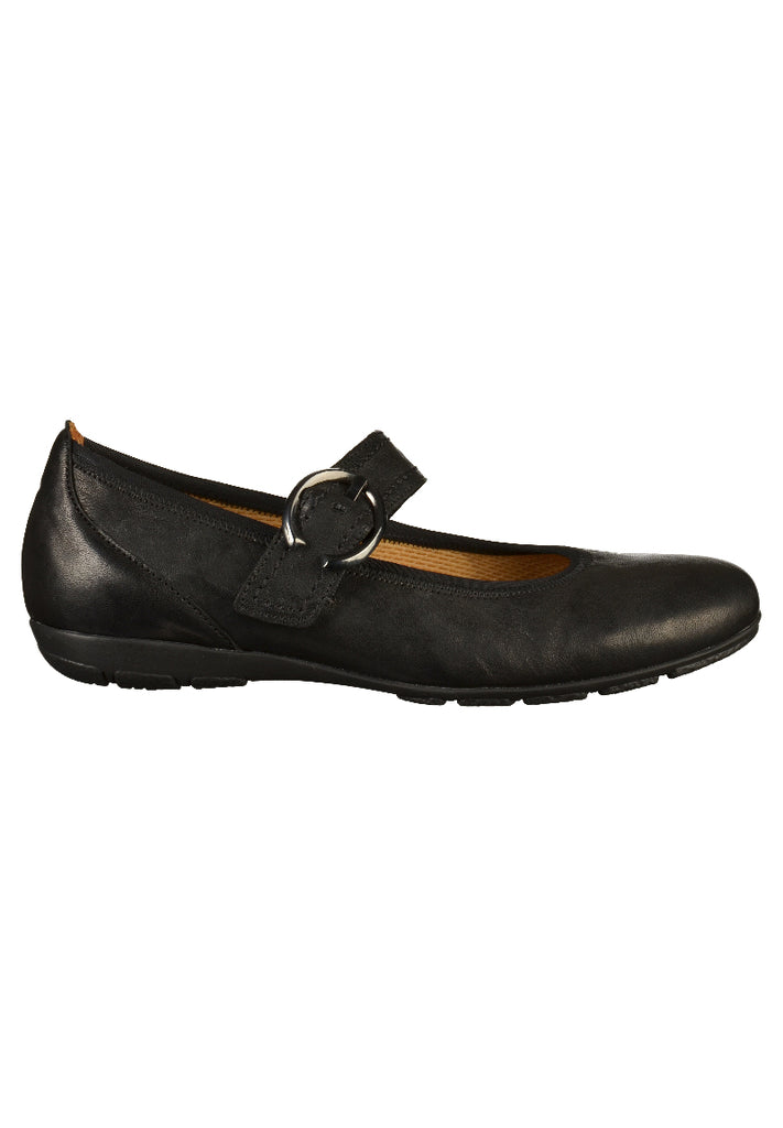 Gabor Ballerinas Leder Schwarz - surf4shoes