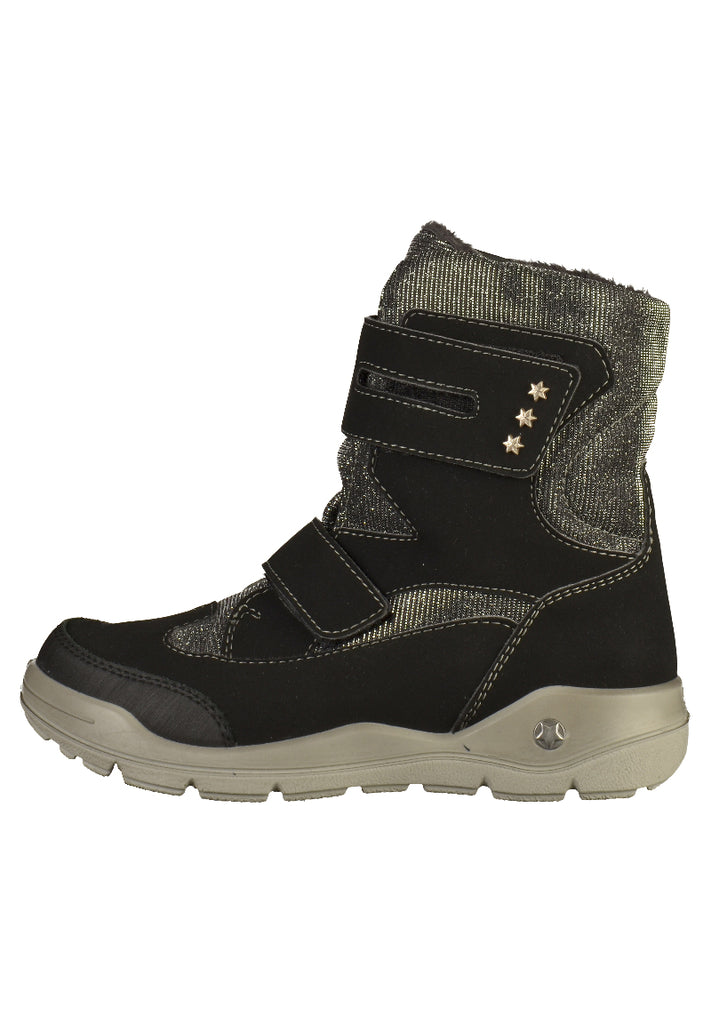 Ricosta Stiefelette Leder/Textil Schwarz - surf4shoes