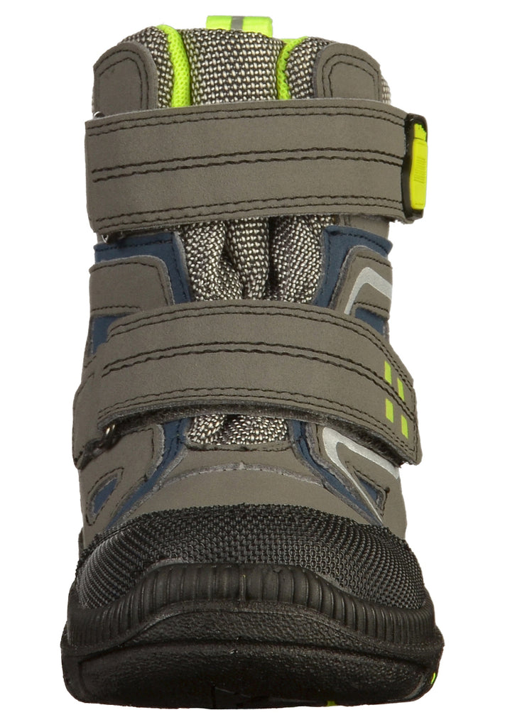 Richter Stiefelette Lederimitat/Mesh Schwarz/Grau - surf4shoes