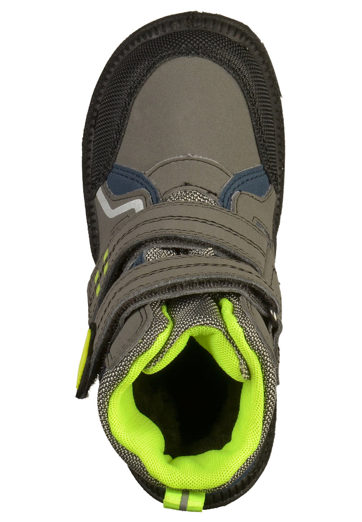 Richter Stiefelette Lederimitat/Mesh Schwarz/Grau - surf4shoes