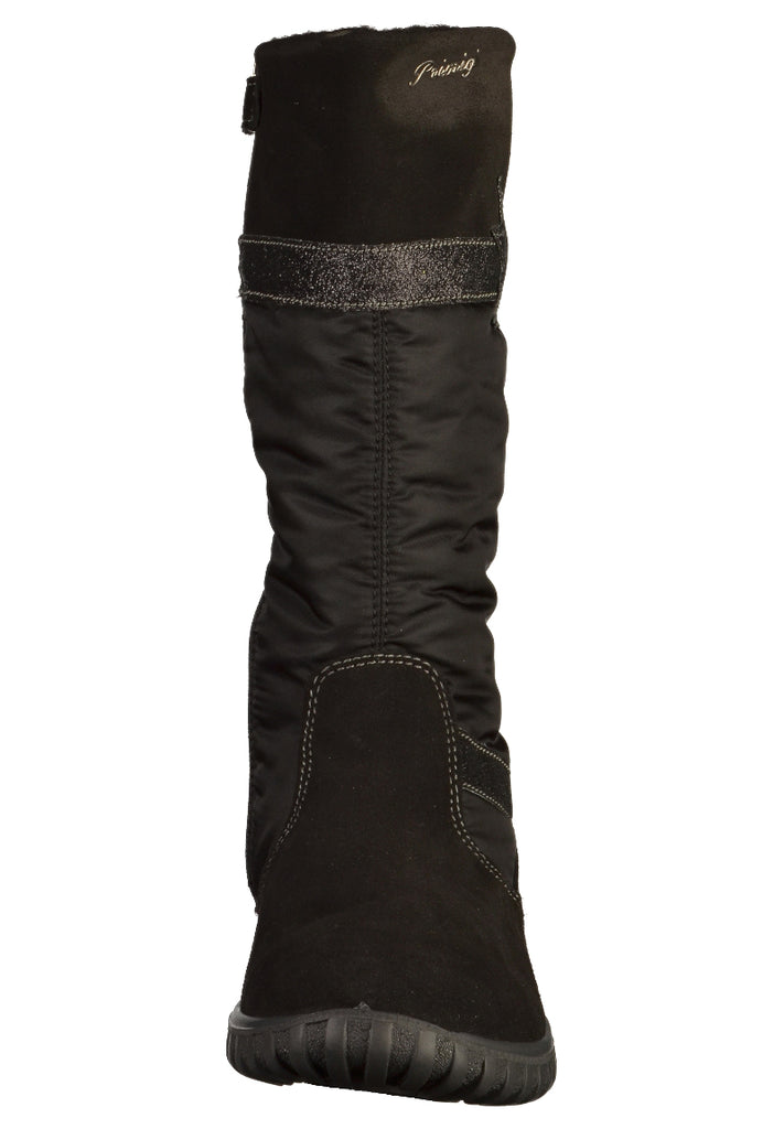 Primigi Stiefel Leder/Textil Schwarz - surf4shoes