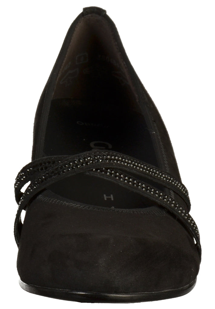 Gabor Pumps Nubukleder Schwarz - surf4shoes
