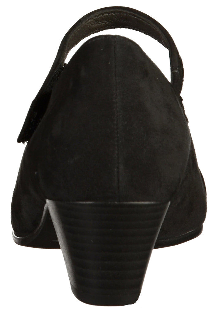 Gabor Pumps Nubukleder Schwarz - surf4shoes