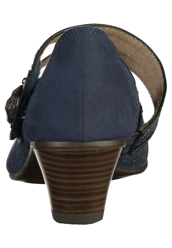 Jana Pumps Leder Navy - surf4shoes