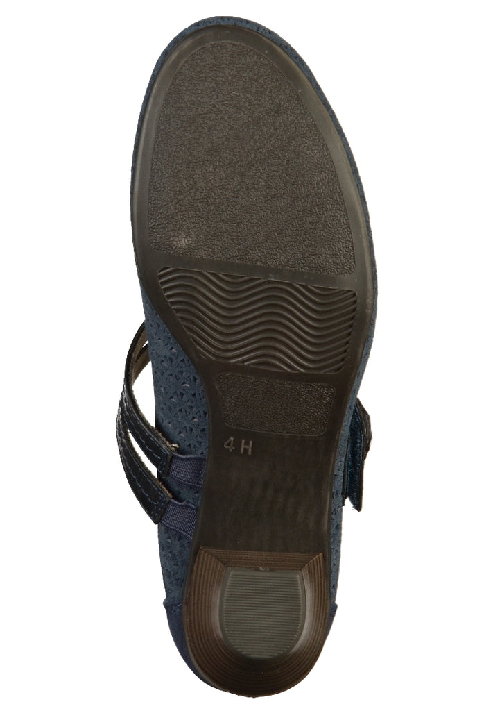 Jana Pumps Leder Navy - surf4shoes