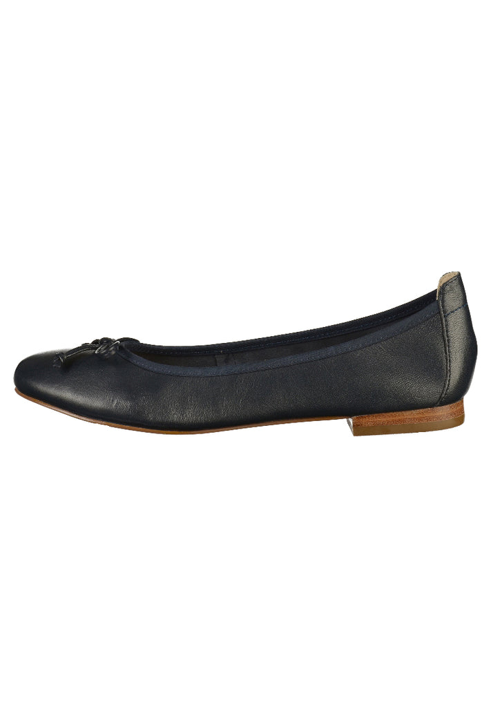 Caprice Ballerinas Leder Dunkelblau - surf4shoes