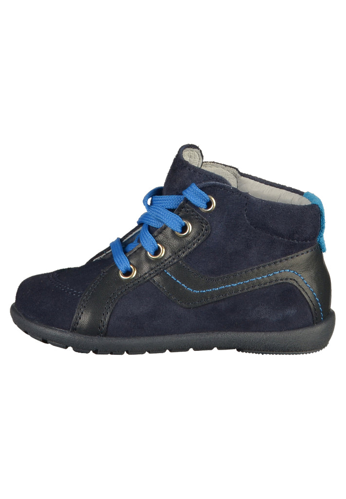 Richter Halbschuhe Veloursleder Dunkelblau - surf4shoes