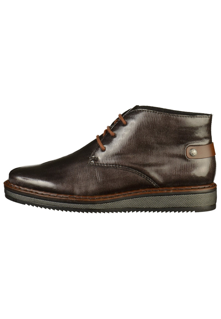 Rieker Stiefelette Lederimitat Grau - surf4shoes