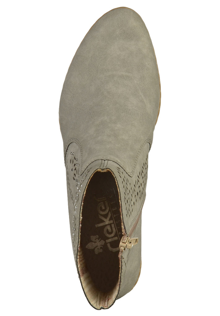 Rieker Stiefelette Textil Grau - surf4shoes