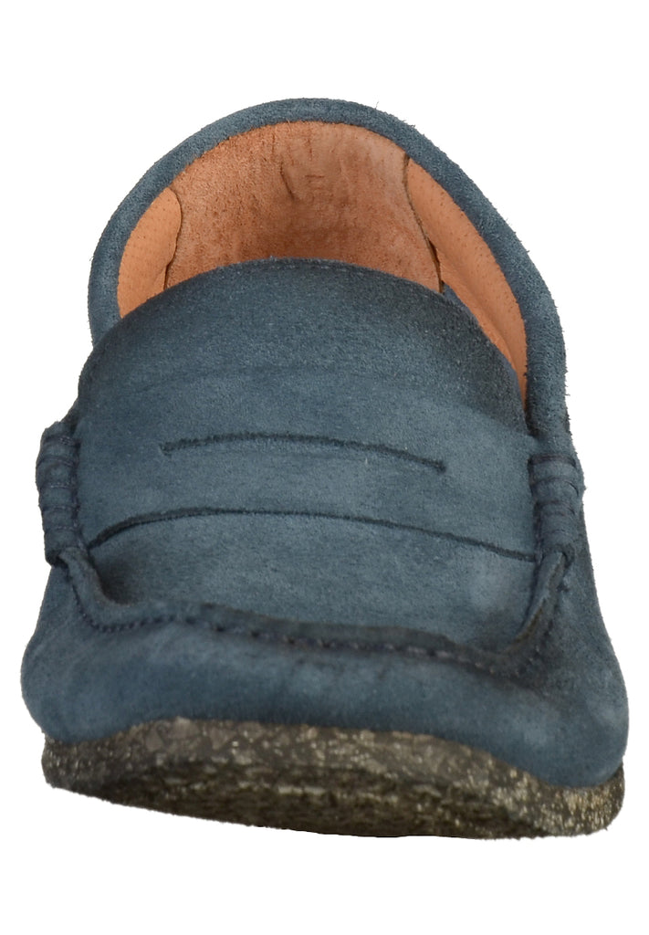 Replay Mokassin Leder Blau - surf4shoes