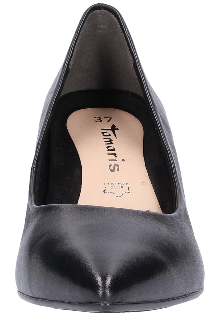 Tamaris Pumps Leder Schwarz - surf4shoes
