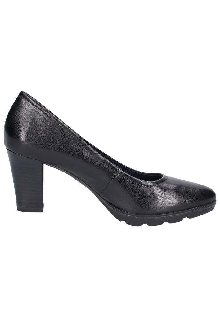 Tamaris Pumps Leder Schwarz - surf4shoes
