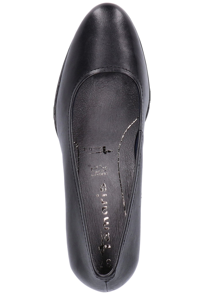Tamaris Pumps Leder Schwarz - surf4shoes