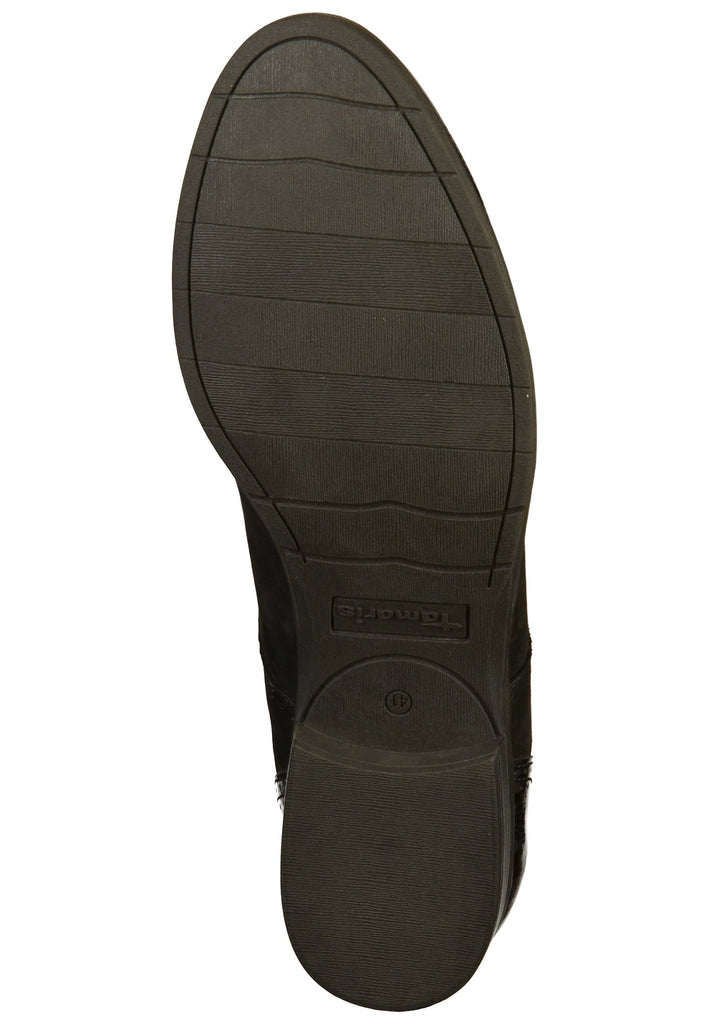 Tamaris Halbschuhe Leder/Textil Schwarz - surf4shoes