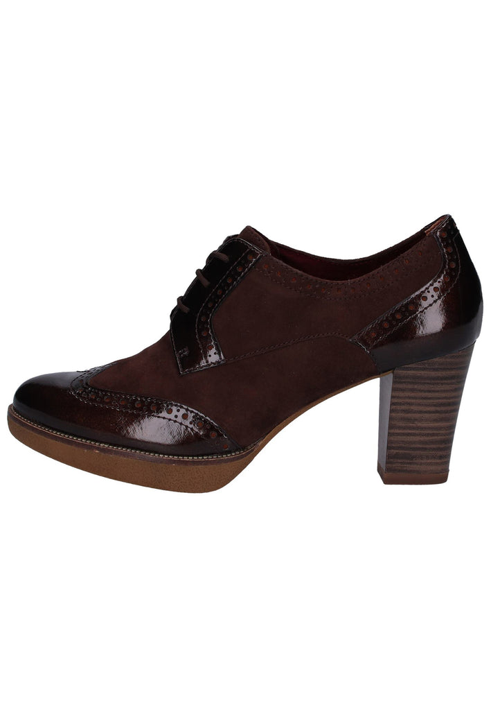 Tamaris Pumps Leder Braun - surf4shoes
