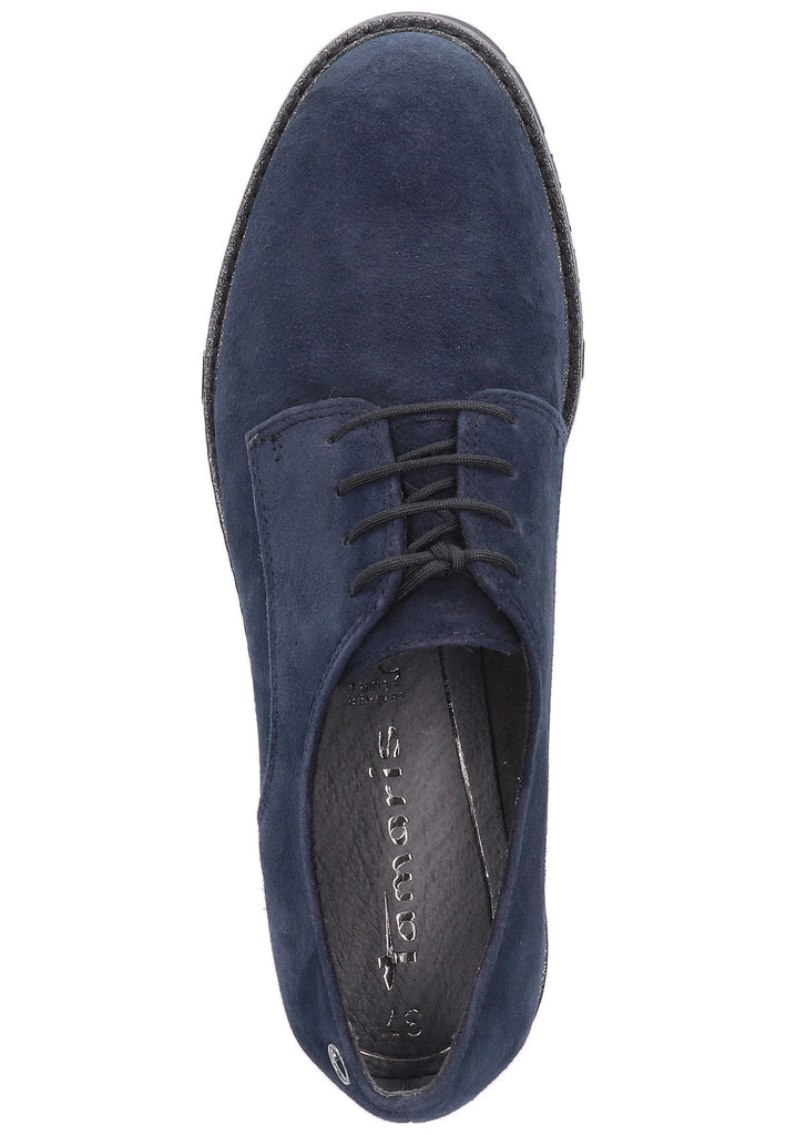 Tamaris Halbschuhe Lederimitat Blau - surf4shoes