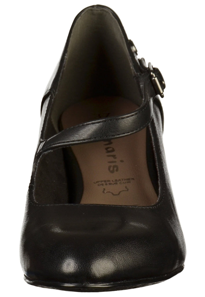 Tamaris Pumps Leder Schwarz - surf4shoes