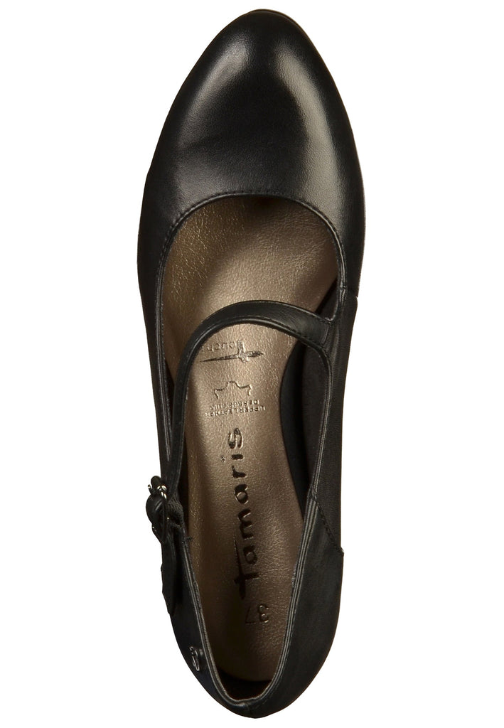 Tamaris Pumps Leder Schwarz - surf4shoes
