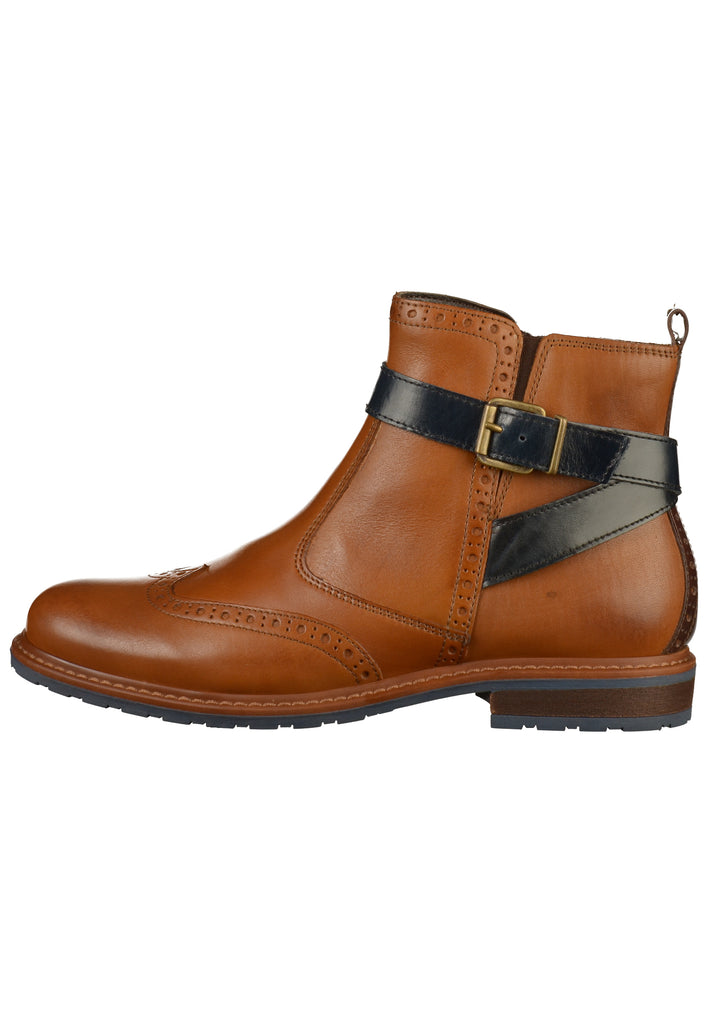 Tamaris Stiefelette Leder Braun - surf4shoes