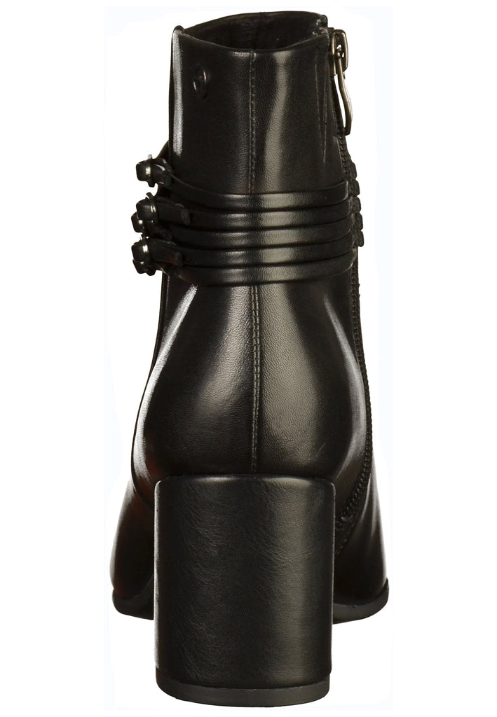 Tamaris Stiefelette Leder Schwarz - surf4shoes