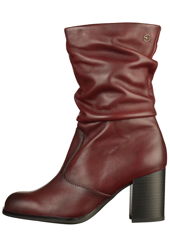 Tamaris Stiefel Leder Bordeaux - surf4shoes