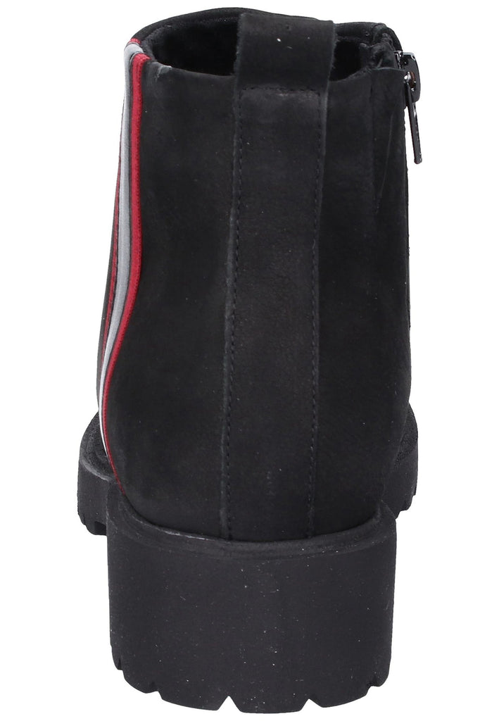 Tamaris Stiefelette Leder/Textil Schwarz - surf4shoes