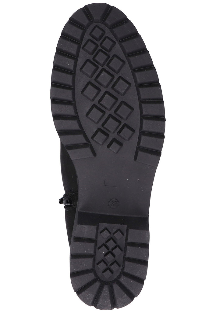 Tamaris Stiefelette Leder/Textil Schwarz - surf4shoes