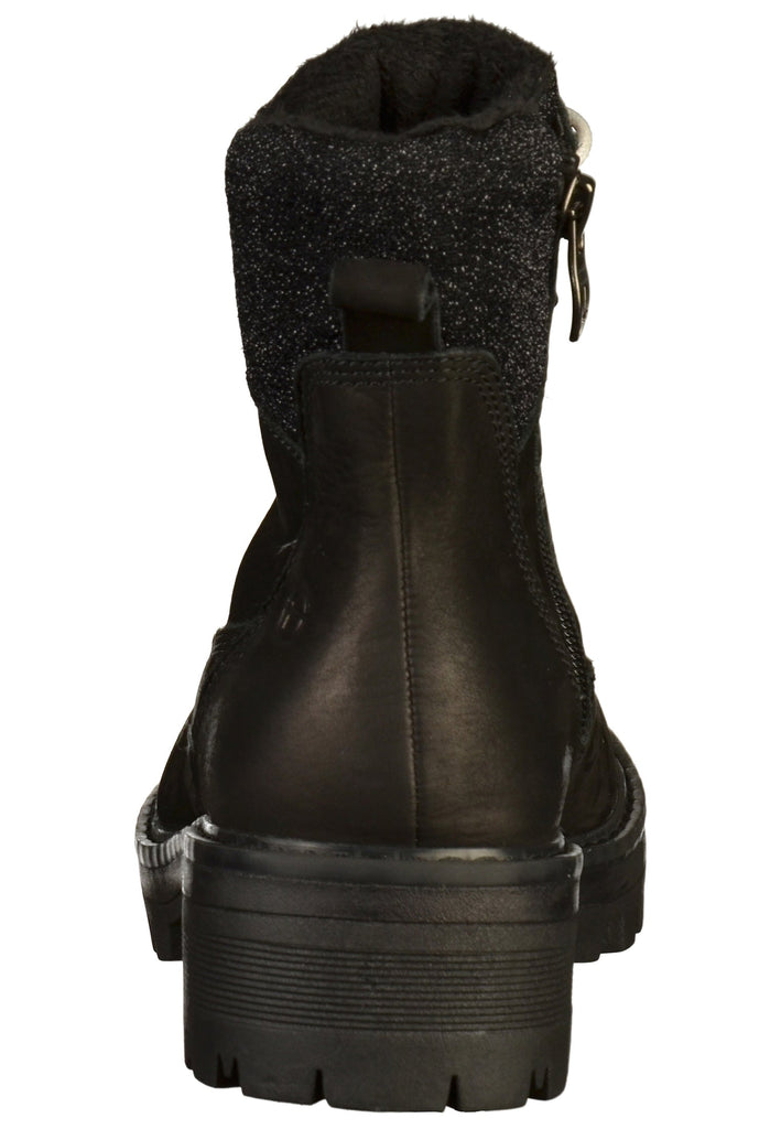 Tamaris Stiefelette Leder Schwarz - surf4shoes