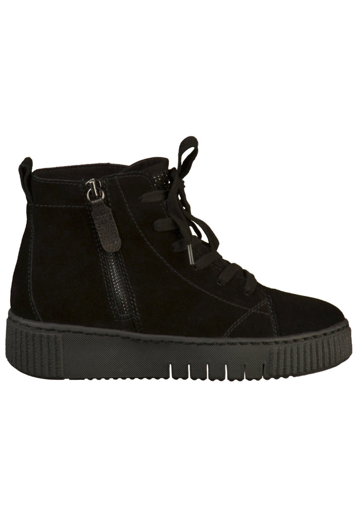 Tamaris Stiefelette Leder/Textil Schwarz - surf4shoes