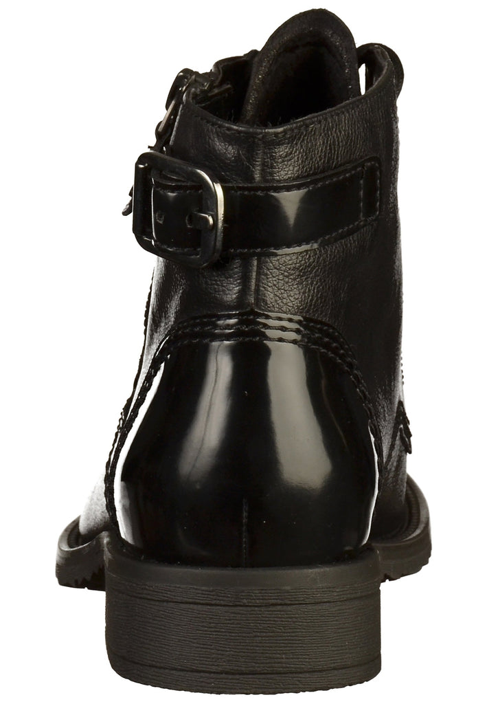 Tamaris Stiefelette Leder/Textil Schwarz - surf4shoes